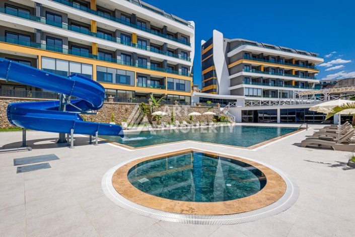 Квартира 1+1 в стильной резиденции, 55 м². Оба, Алания - Ракурс 1