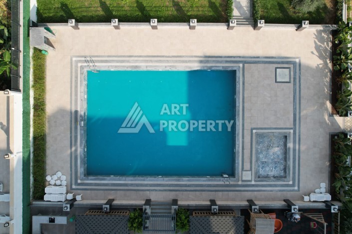 Квартира 1+1 в современном ЖК, 50 м². Каргыджак, Алания - Ракурс 1