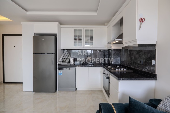 Квартира 1+1 в современном ЖК, 50 м². Каргыджак, Алания - Ракурс 4