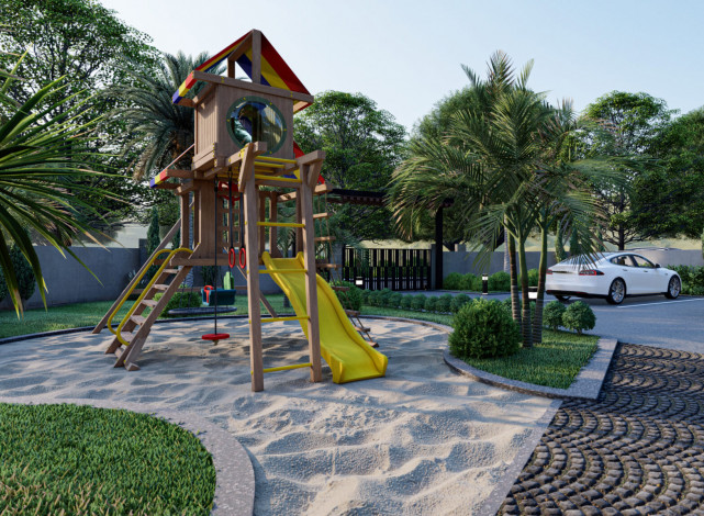 Квартиры 2+1 и дуплекс 4+1 в новом проекте, стартующем в январе 2022 года в районе Оба, 75-155 м2 - Ракурс 5