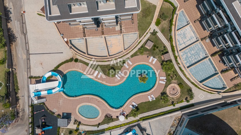 Квартира 1+1 с видом на море в Каргыджаке, 55 м² - Ракурс 20
