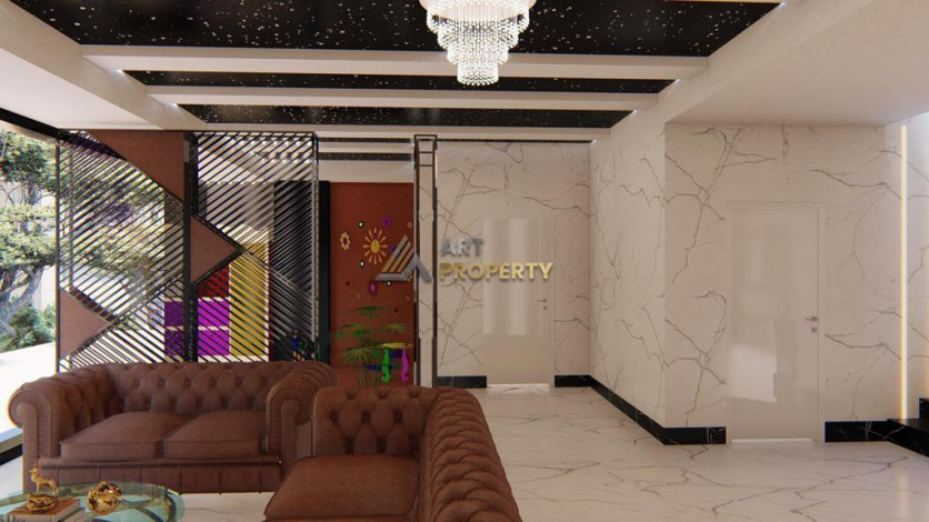 Квартиры 1+1 в новом готовом проекте в центре города Аланья, 50-132 м2 - Ракурс 3