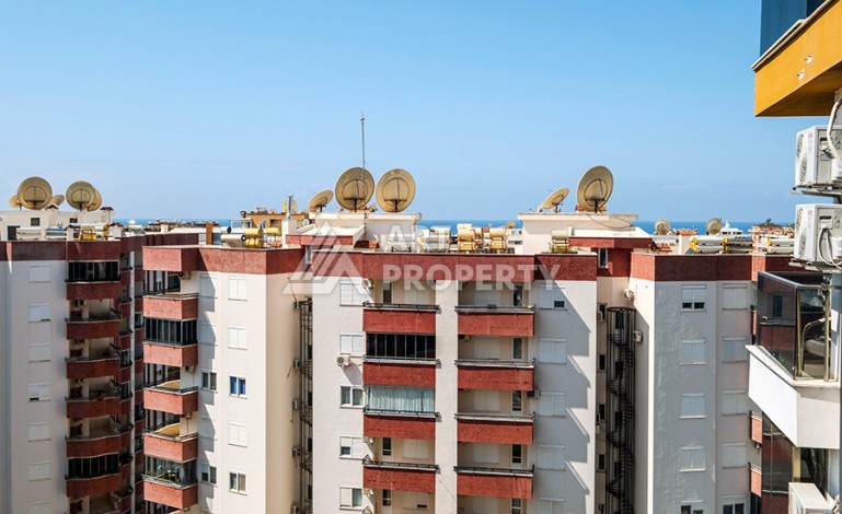 Квартира 1+1 с видом на море в Махмутларе, 65 кв.м. - Ракурс 39