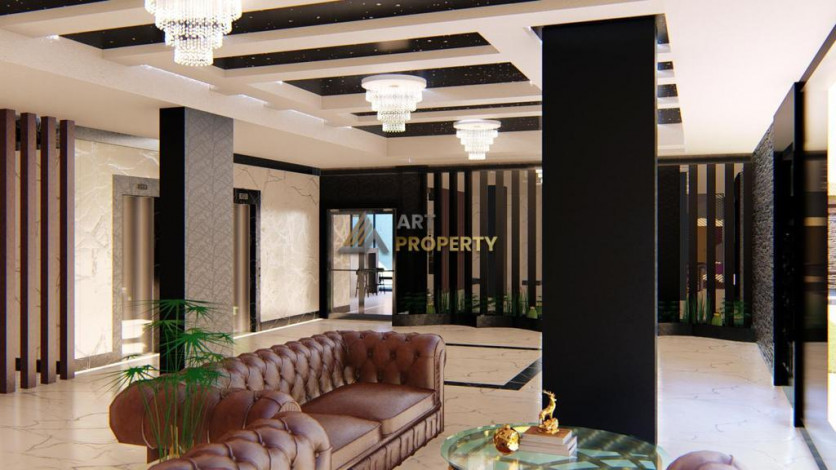 Квартиры 1+1 в новом готовом проекте в центре города Аланья, 50-132 м2 - Ракурс 5