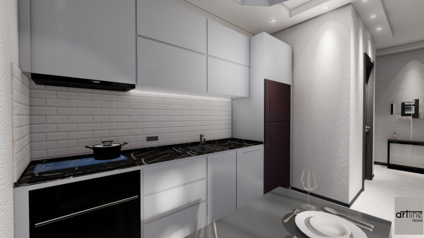 Квартиры 1+1 в новом готовом проекте в центре города Аланья, 50-132 м2 - Ракурс 8