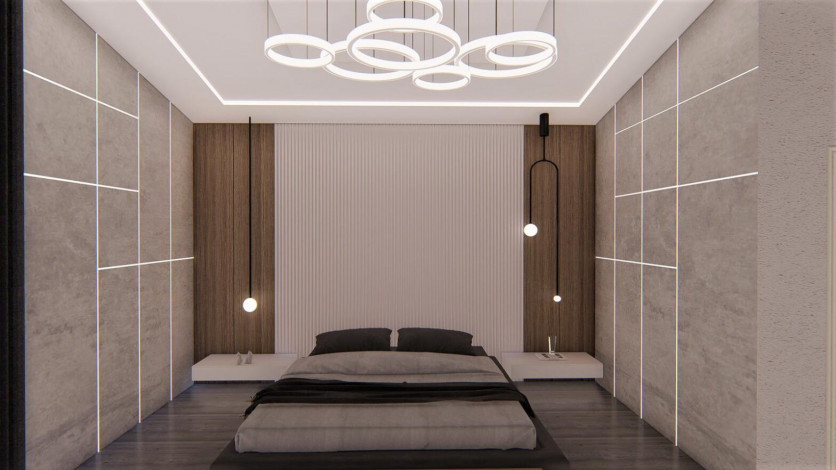 Квартиры 1+1 в новом готовом проекте в центре города Аланья, 50-132 м2 - Ракурс 17