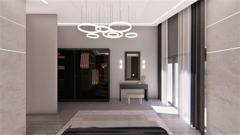 Квартиры 1+1 в новом готовом проекте в центре города Аланья, 50-132 м2 - Ракурс 19