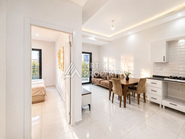 Меблированная квартира 1+1 в Авсалларе, 55 кв.м. - Ракурс 1