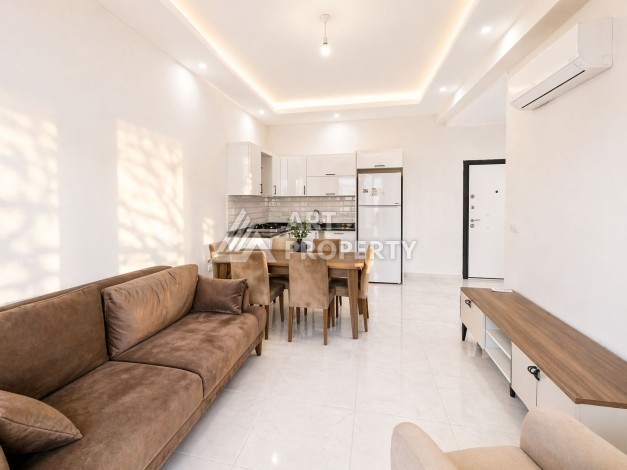 Меблированная квартира 1+1 в Авсалларе, 55 кв.м. - Ракурс 3