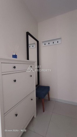 Квартира 1+1 с видом на бассейн в Махмутларе, 50 кв.м. - Ракурс 9