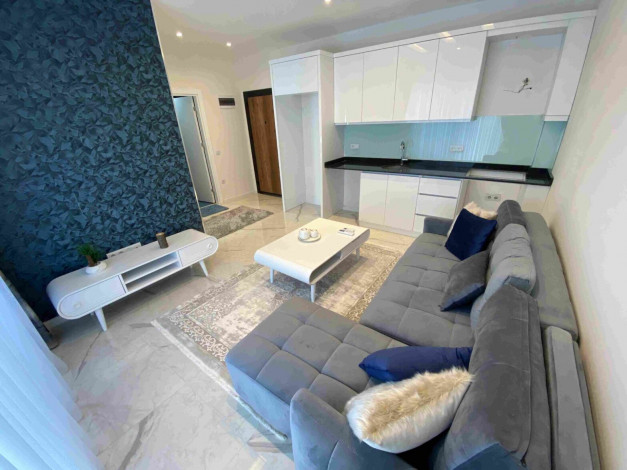 Квартиры 1+1 в новом готовом проекте в центре города Аланья, 50-132 м2 - Ракурс 30