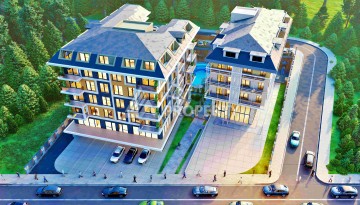 Новая квартира 1+1 рядом с пляжем Клеопатры, 60 кв.м. - Ракурс 15