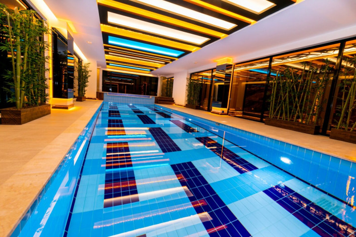 Трехкомнатная квартира в одном из лучших комплексов района Махмтулар,  130 м2 - Ракурс 28