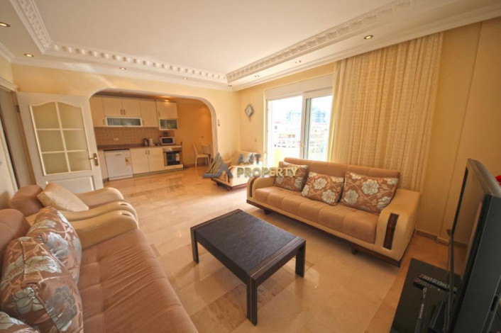 Меблированная трехкомнатная квартира в центре района Махмутлар, 100 м2 - Ракурс 15