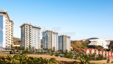 Квартира 1+1 с видом на море и горы в Махмутларе, 51 м² - Ракурс 13
