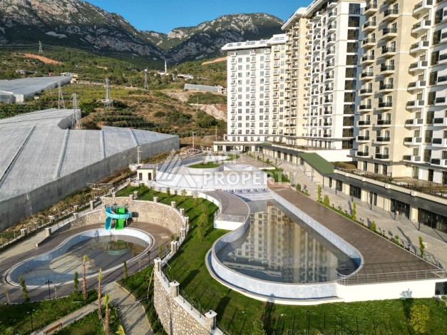 Квартира 1+1 с видом на море и горы в Махмутларе, 51 м² - Ракурс 14