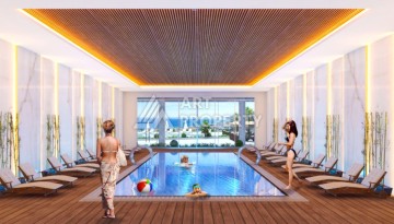 Квартира 1+1 с видом на море и горы в Махмутларе, 51 м² - Ракурс 16