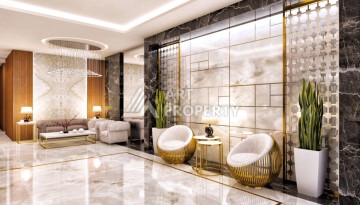 Квартира 1+1 с видом на море и горы в Махмутларе, 51 м² - Ракурс 21