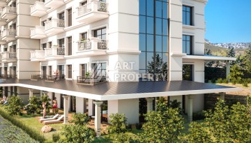 Квартира 1+1 с видом на море и горы в Махмутларе, 51 м² - Ракурс 27