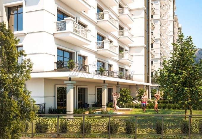 Квартира 1+1 с видом на море и горы в Махмутларе, 51 м² - Ракурс 28