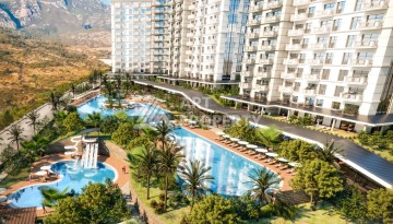 Квартира 1+1 с видом на море и горы в Махмутларе, 51 м² - Ракурс 30