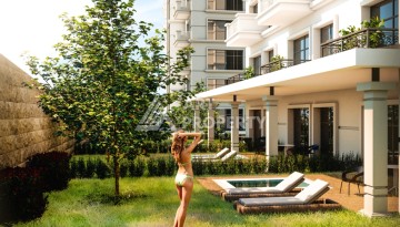 Квартира 1+1 с видом на море и горы в Махмутларе, 51 м² - Ракурс 33