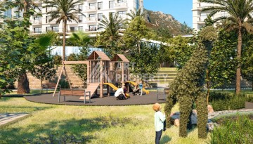 Квартира 1+1 с видом на море и горы в Махмутларе, 51 м² - Ракурс 38