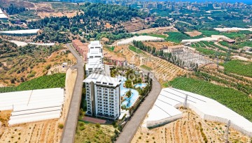 Квартира 1+1 с видом на море и горы в Махмутларе, 51 м² - Ракурс 39
