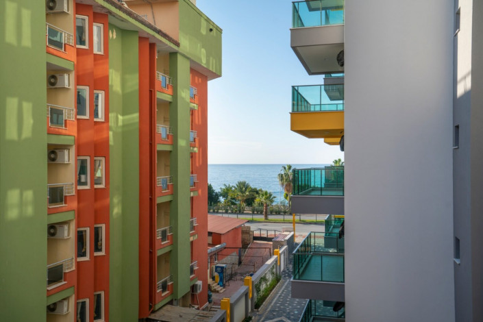 Уютная квартира 2+1 на первой береговой линии в районе Махмутлар, 90 м2 - Ракурс 7