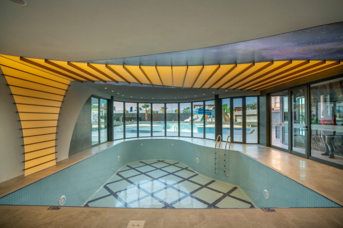 Уютная квартира 2+1 на первой береговой линии в районе Махмутлар, 90 м2 - Ракурс 23