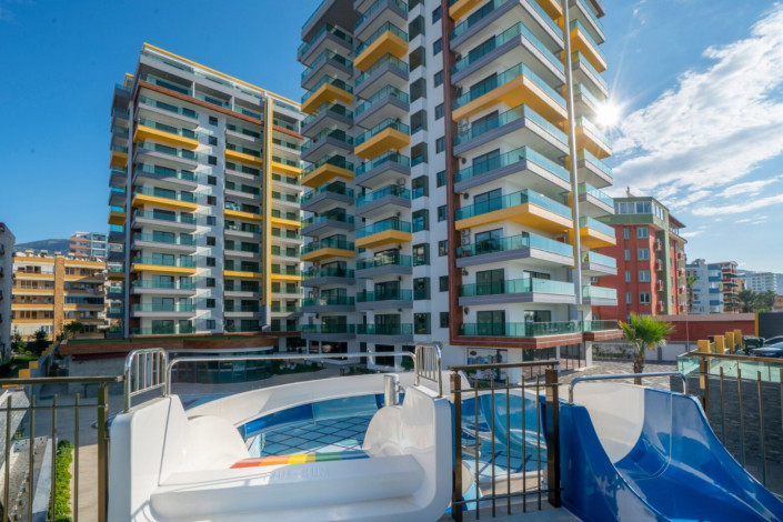 Уютная квартира 2+1 на первой береговой линии в районе Махмутлар, 90 м2 - Ракурс 28