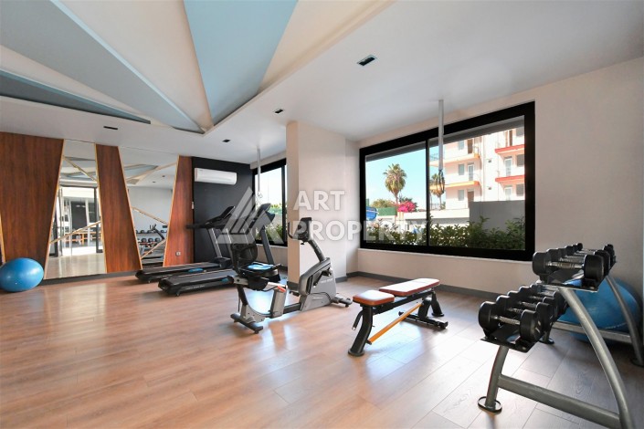 Квартира 2+1 в престижном ЖК, 90 кв.м. Махмутлар, Алания - Ракурс 16