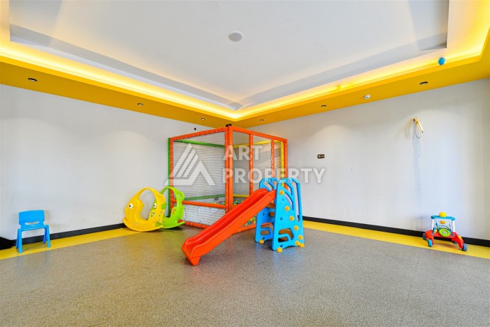 Квартира 2+1 в престижном ЖК, 90 кв.м. Махмутлар, Алания - Ракурс 18