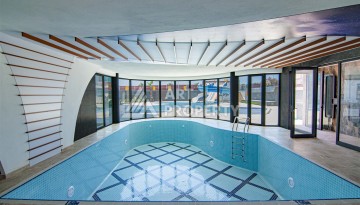 Квартира 2+1 в престижном ЖК, 90 кв.м. Махмутлар, Алания - Ракурс 22