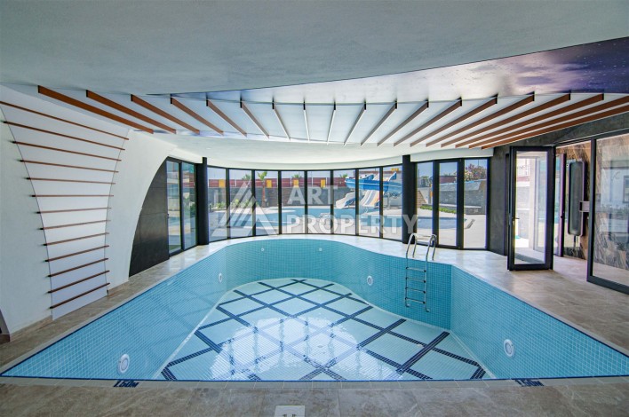 Квартира 2+1 в престижном ЖК, 90 кв.м. Махмутлар, Алания - Ракурс 21