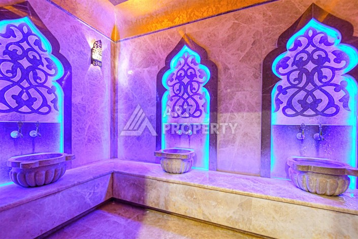 Квартира 2+1 в престижном ЖК, 90 кв.м. Махмутлар, Алания - Ракурс 35