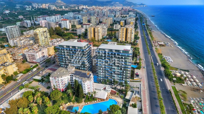 Квартира 2+1 с видом на море, 100 кв.м. Махмутлар, Алания - Ракурс 0