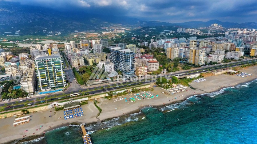 Квартира 2+1 с видом на море, 100 кв.м. Махмутлар, Алания - Ракурс 29