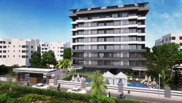 Новый проект жилого комплекса с хорошей инфраструктурой в районе Авсаллар, 48-85 м2 - Ракурс 4