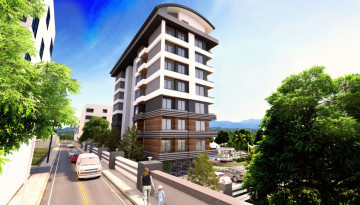Новый проект жилого комплекса с хорошей инфраструктурой в районе Авсаллар, 48-85 м2 - Ракурс 5