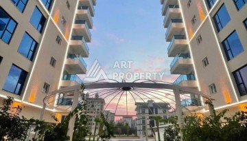 Квартира 1+1 в элитной резиденции, 46 кв.м.  Махмутлар, Алания - Ракурс 3