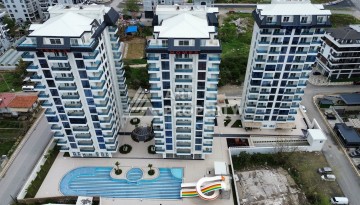 Квартира 1+1 в элитной резиденции, 46 кв.м.  Махмутлар, Алания - Ракурс 4