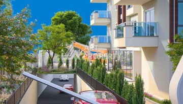 Квартира 1+1 в элитном ЖК, 50 кв.м. Махмутлар, Алания - Ракурс 21