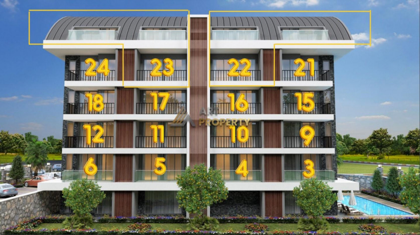 Новый комплекс в Обе, выгодные инвестиции! 50-152 м2 - Ракурс 8