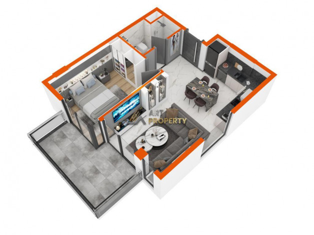 Новый комплекс в Обе, выгодные инвестиции! 50-152 м2 - Ракурс 21