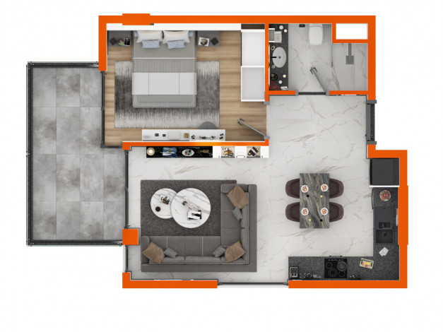 Новый комплекс в Обе, выгодные инвестиции! 50-152 м2 - Ракурс 23