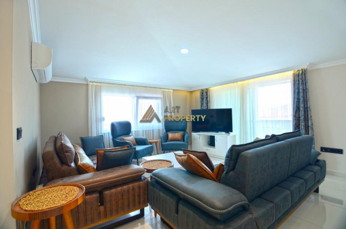 Квартира 2+1 с мебелью и видом на море в Кестеле, 135 м2 - Ракурс 4