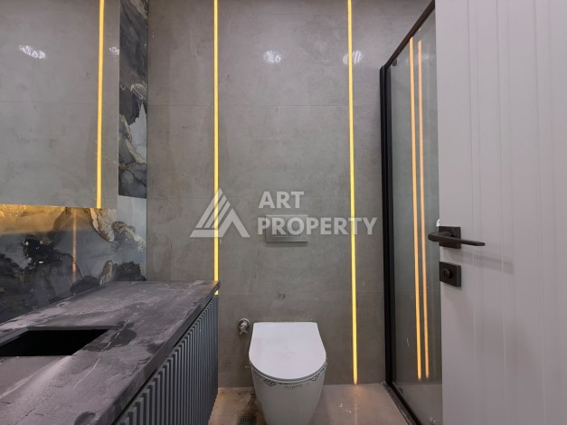 Квартира 2+1 с прямым видом на море в Махмутларе, 80 м² - Ракурс 5