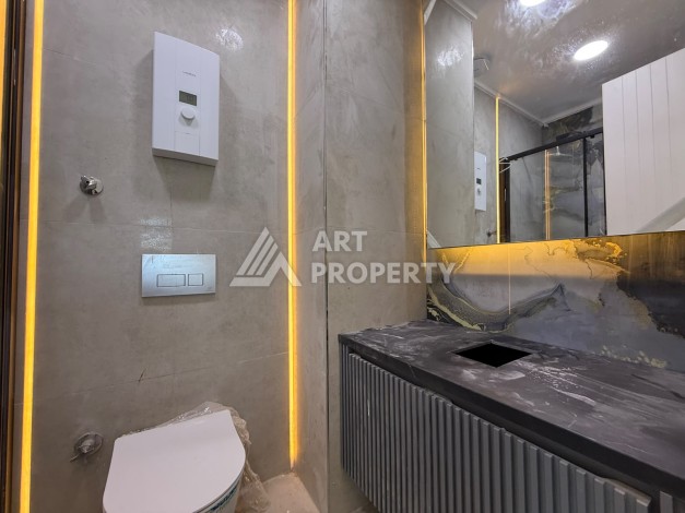 Квартира 2+1 с прямым видом на море в Махмутларе, 80 м² - Ракурс 8