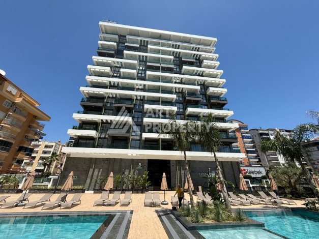 Квартира 2+1 с прямым видом на море в Махмутларе, 80 м² - Ракурс 15